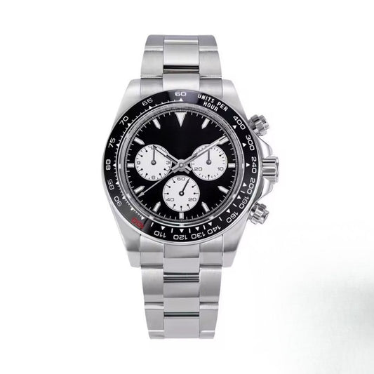 White Gold Watch with Oyster Band