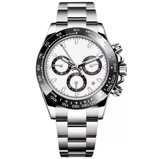 Ceramic Bezel Watch with Oyster Band