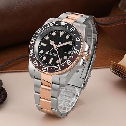 Root Beer Watch with Oyster Band