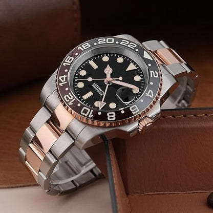 Root Beer Watch with Oyster Band